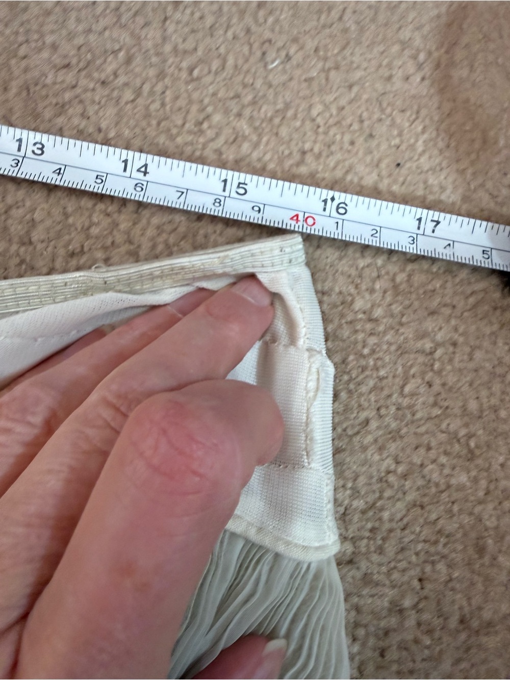 Vintage 1940’s full multilayered micro pleated midi crinoline skirt slip small - Picture 9 of 17